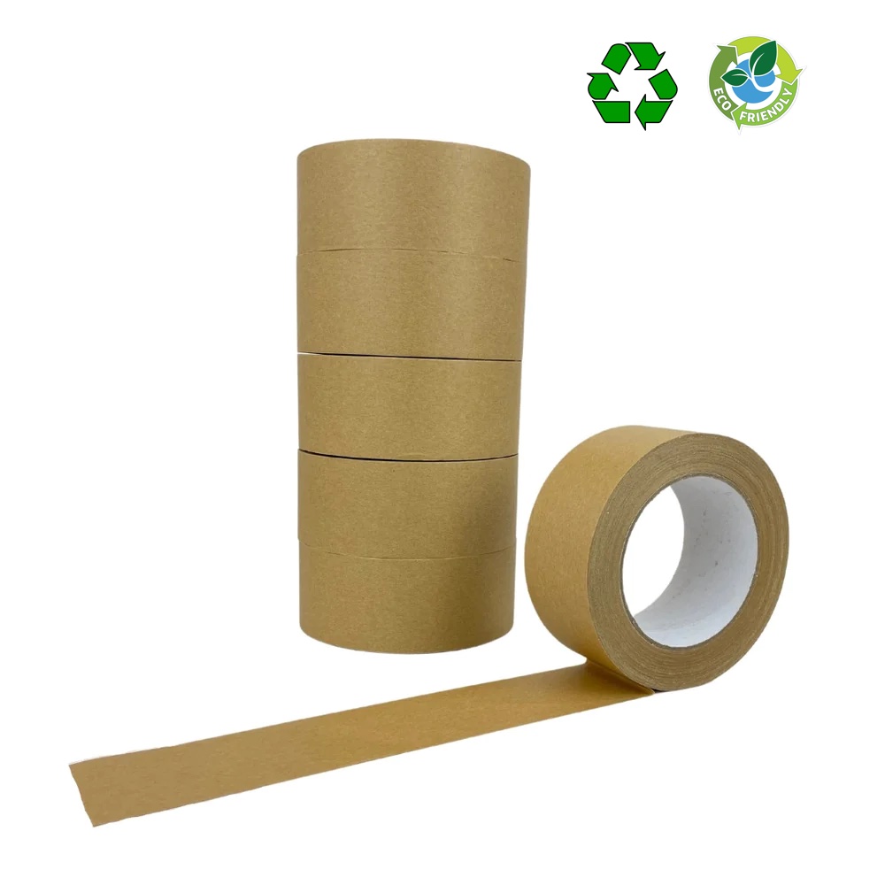 CWG PSKPT-E100 Pressure-Sensitive Kraft Paper Tape 50mmx50m - Image 2