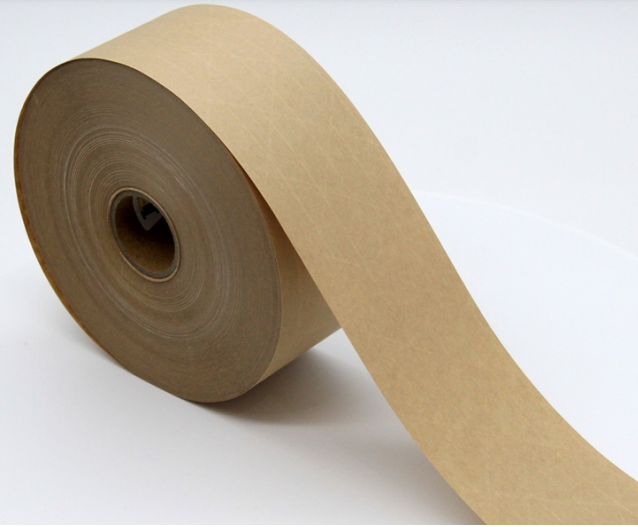 Biodegradable Recycled Reinforced Water-Activated Tape- CWG-RRWAT-E100- 60mmx305mm- 1 Carton-6 Pieces - Image 3