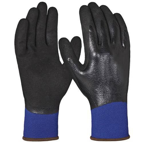 'SLICK' General Purpose Full Nitrile Coated w/ Sandy Palm Gloves BRSLICK