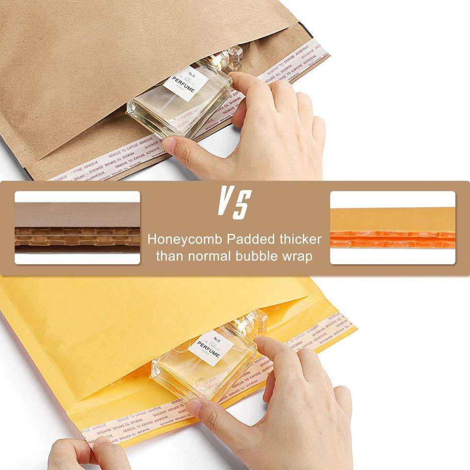 HoneyComb Padded Mailer Kraft Paper Protective Packaging - Image 4