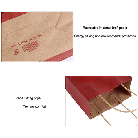 Recycled Brown Paper Bag - Image 4